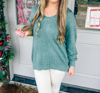 Dear John Denim - Calleen V-neck Long Sleeve Sweater