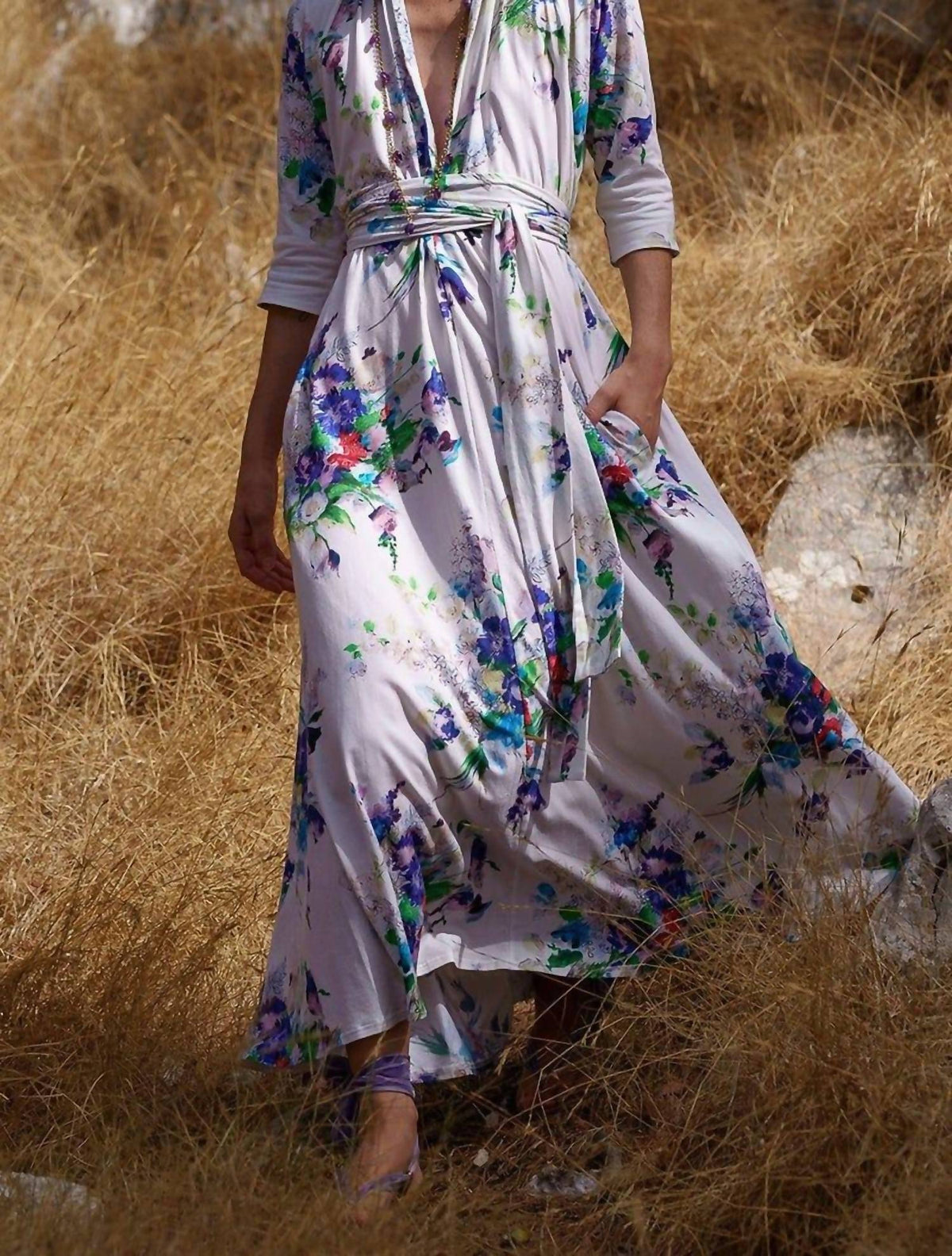 Luisa Beccaria - Floral Printed Dress