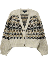 Karen Kane - Jacquard Cardigan Sweater