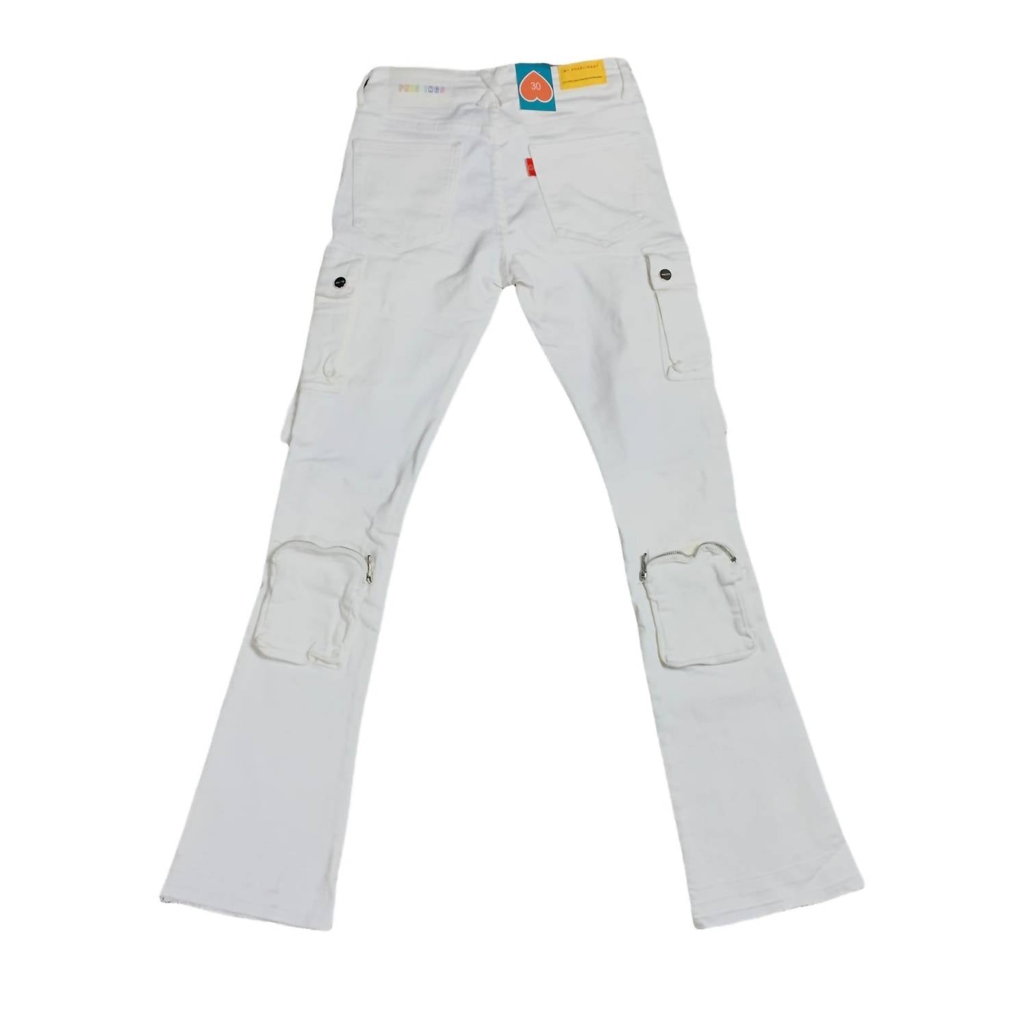 Pheelings - MEN'S NEVER LOOK BACK CARGO FLARE STACK DENIM JEAN