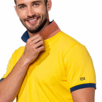 Eight X - Double Sided Grid Print Collar Polo