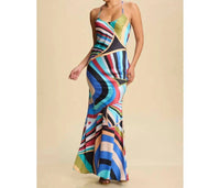 Luxxel - Maxi Lace Up Dress
