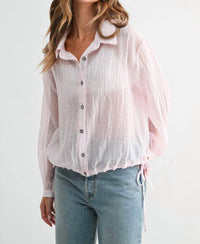 Joh - Jennah Lightweight Button-front Top