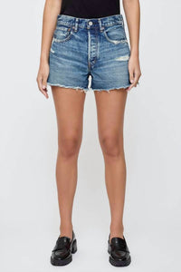 Moussy - Manhasset Mid High Rise Shorts