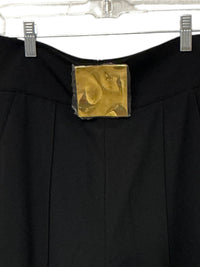 BEULAHSTYLE Women's Classic Pants in black - women's pants - detail view