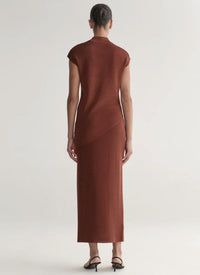 A.L.C. - Edith Metallic Knit Asymmetric Top
