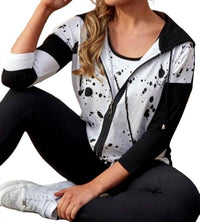 Splatter Zip Hoodie