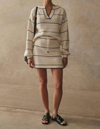 Sancia Tatum Knit Skirt in palma - women's skirt - alternate view