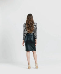 Clara Sun Woo - Liquid Leather Skirt