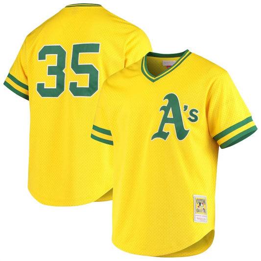 Mitchell & Ness - MEN'S MLB AUTHENTIC RICKEY HENDERSON OAKLAND JERSEY