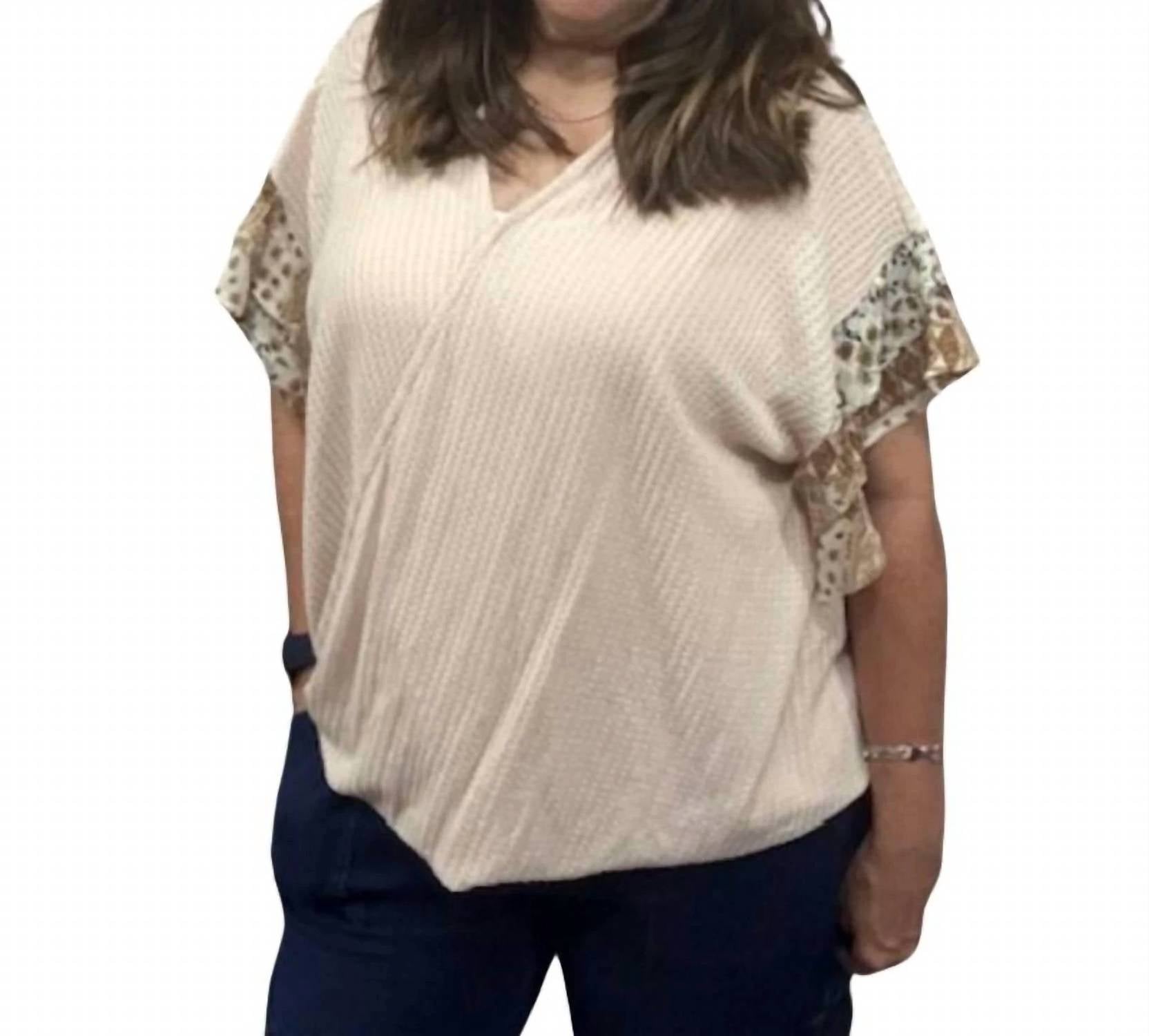 Umgee - Women's Wrap Style Tee Top