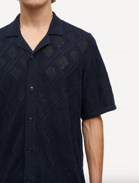 SAMSOE Men's Sadamien Shirt in salute - men's shirt - view 4
