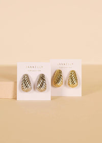 Jaxkelly - Women's Bold Swirl Earrings