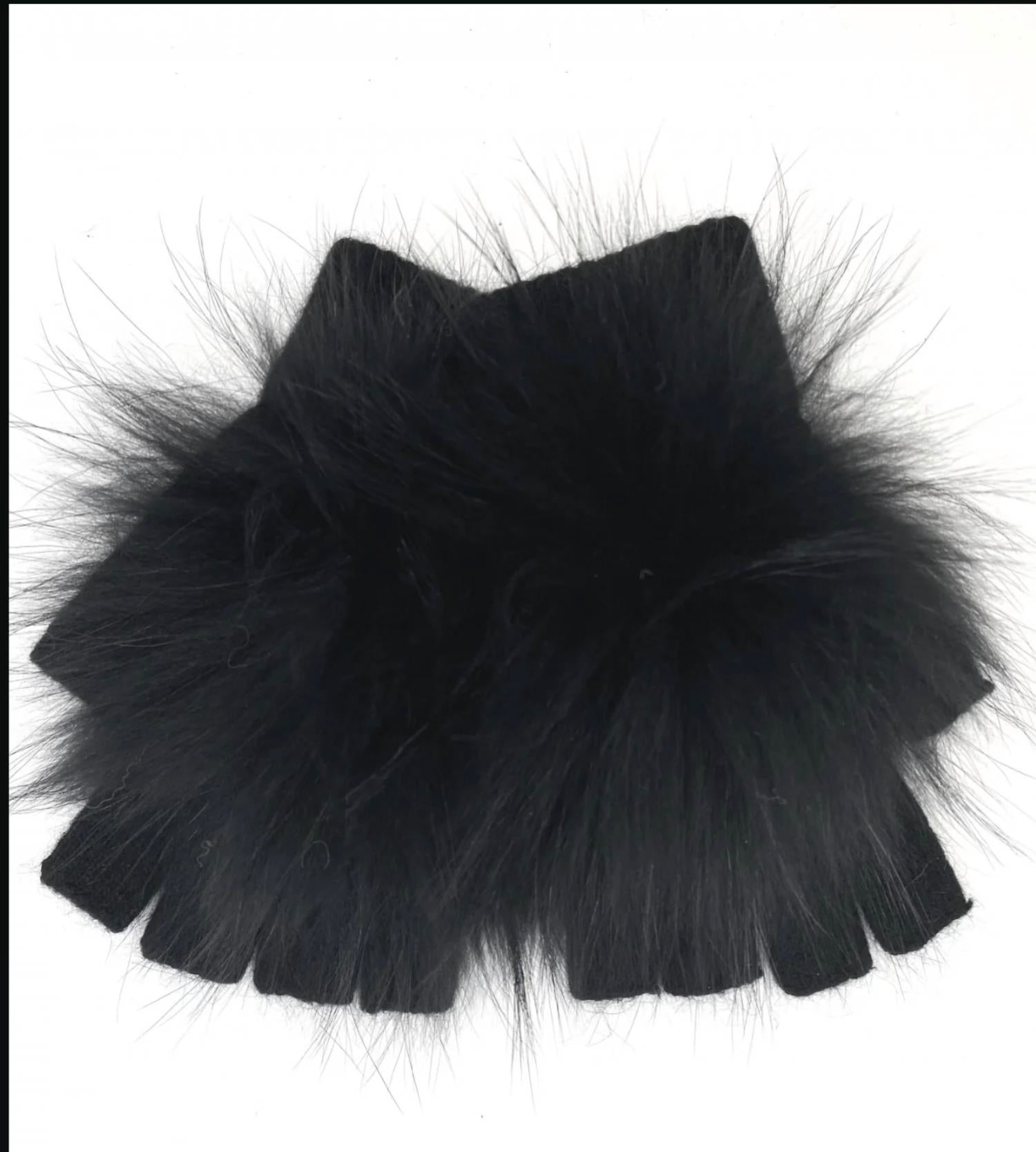 Linda Richards - Women's Angora Pom Handwarmer