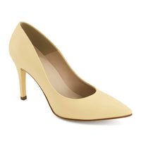 Andrea Women's Pointed Toe Pumps in yellow - women's heels