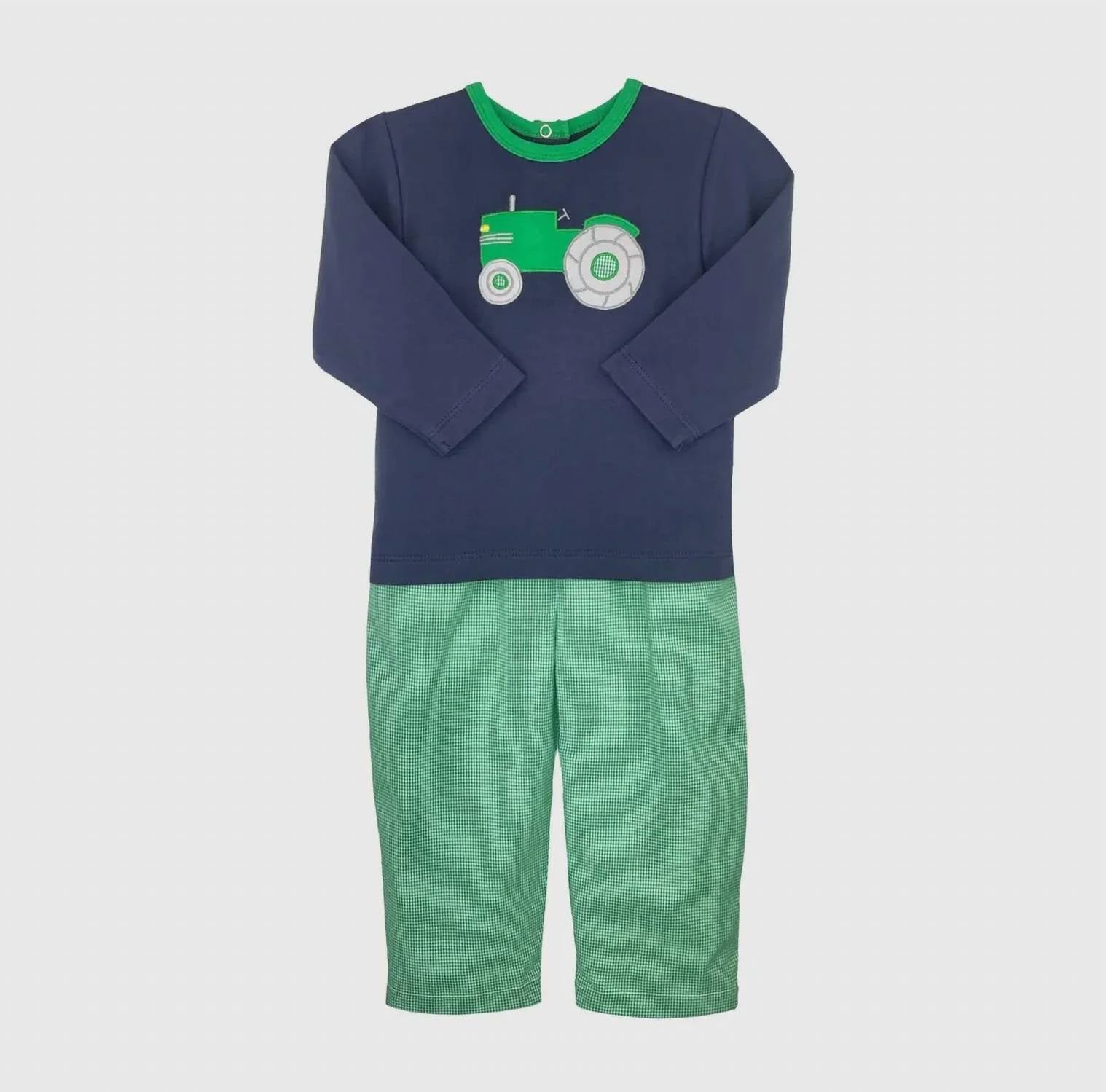 Petit Ami Zubels - Boy's Tractor Appliqué Set