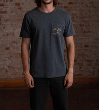 Iron & Resin Pegasus Pocket Tee in black - men's t-shirt