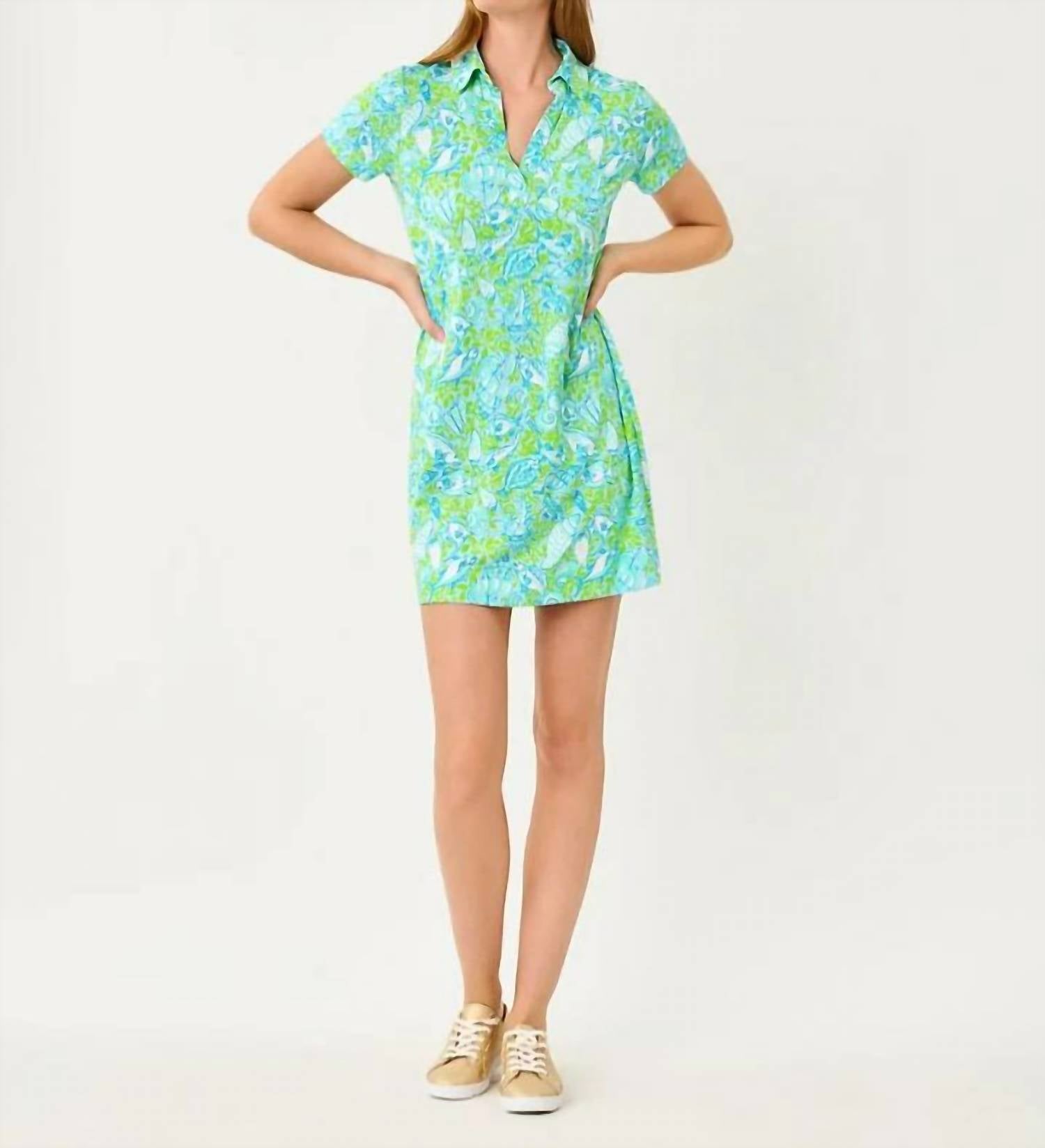 Lilly Pulitzer - DUNE UPF 50+ SHORT SLEEVE DRESS