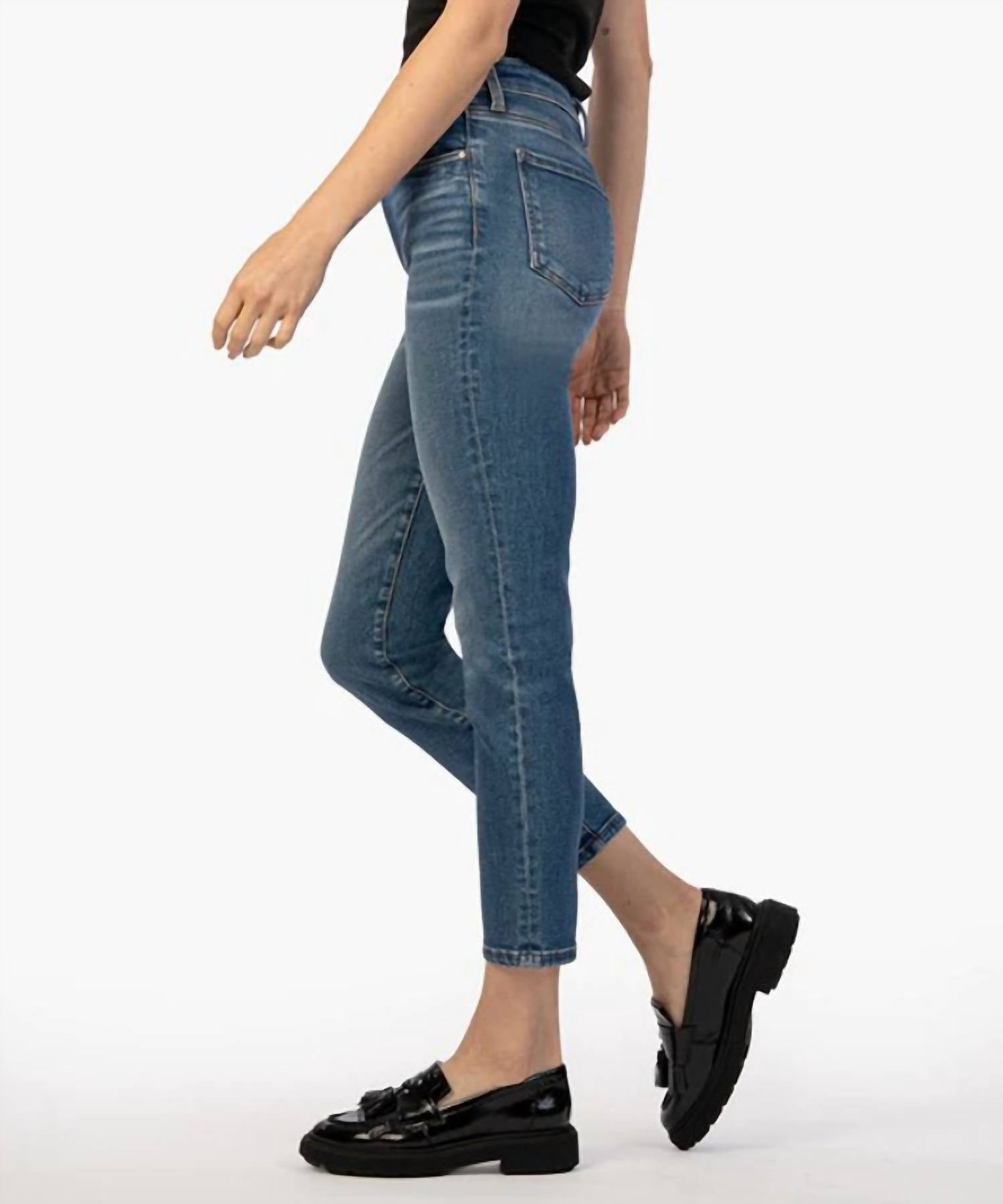 Kut From The Kloth - High Rise Crop Straight Jeans
