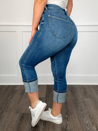 Judy Blue - Rylee "butt Lifting" Tummy Control High-rise Capris Jean