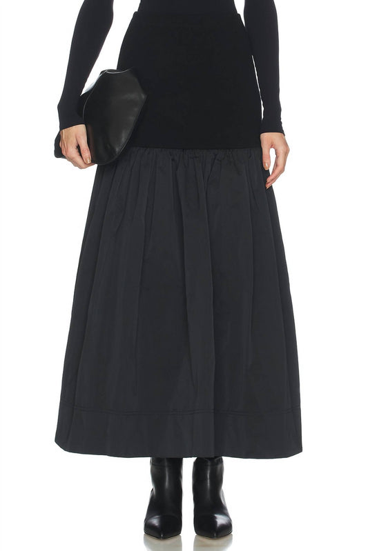 A.L.C. - Cami Mixed Media Maxi Skirt