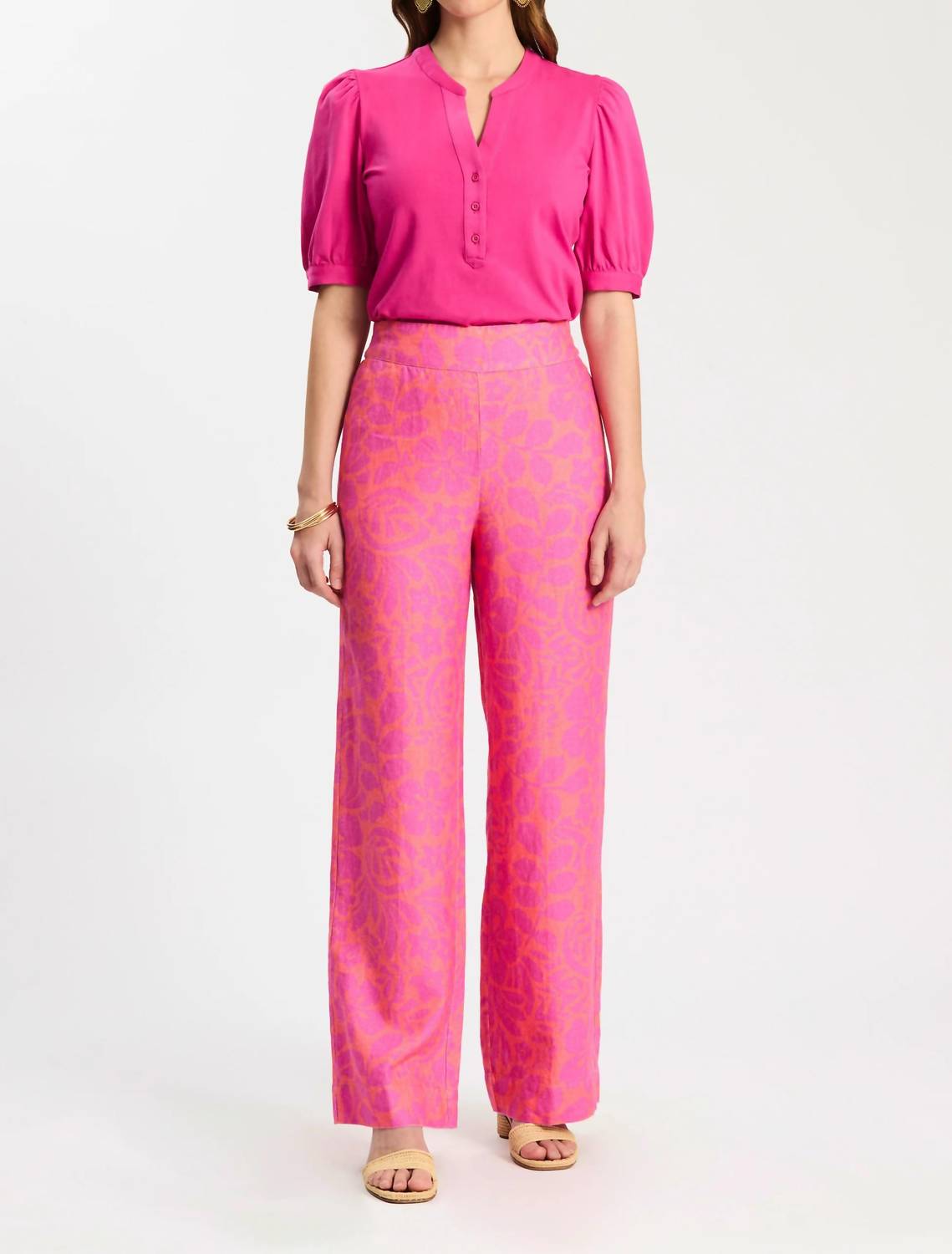 Tyler Boe - Paulina Quarter Placket Tee