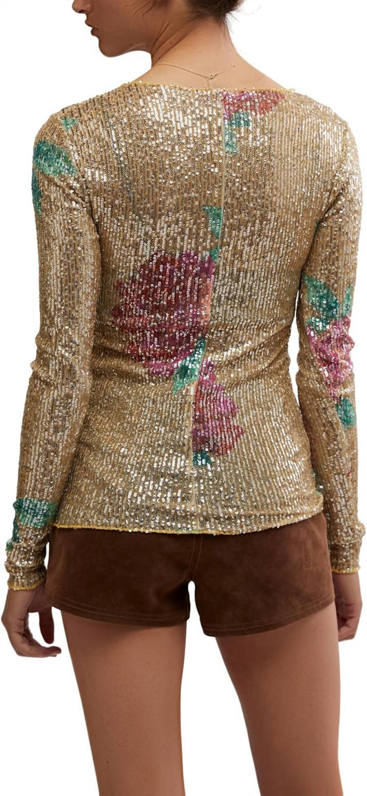 Free People - Printed Gold Rush Long Sleeve