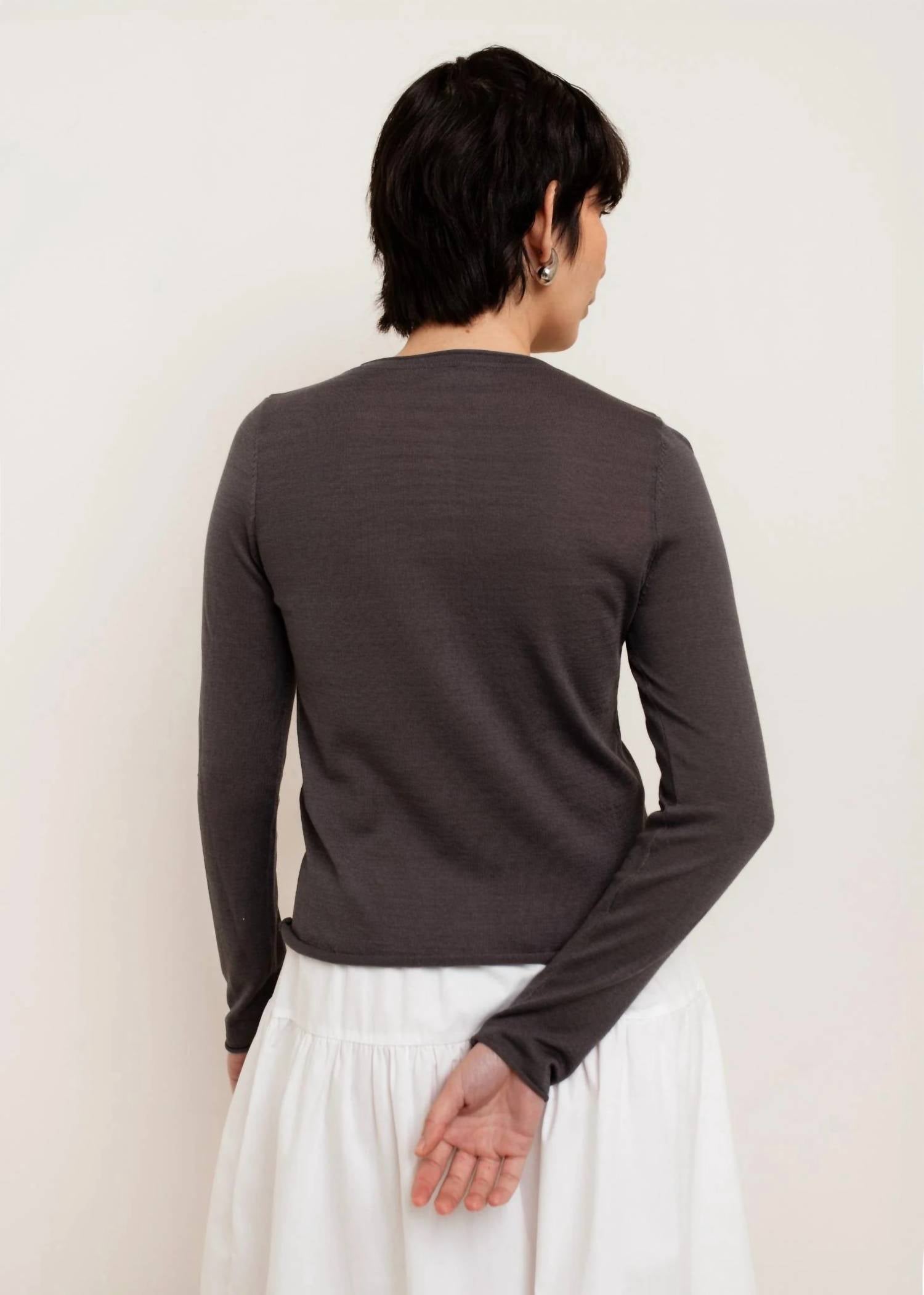Paper Label - Corinne Crewneck Cardigan