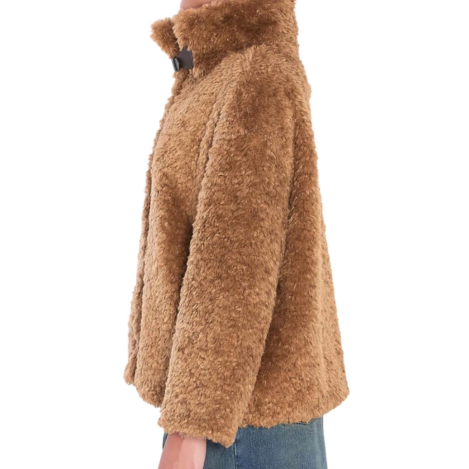 Herno - Buckle Detail Shearling Coat