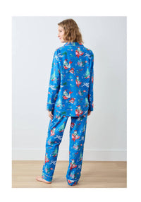 Printfresh - Merry Mermen & Dolphin Tails Long Sleeve Pajama Set