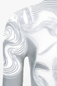 Wild Cosmos - Diana Arabesque Honeycomb Top