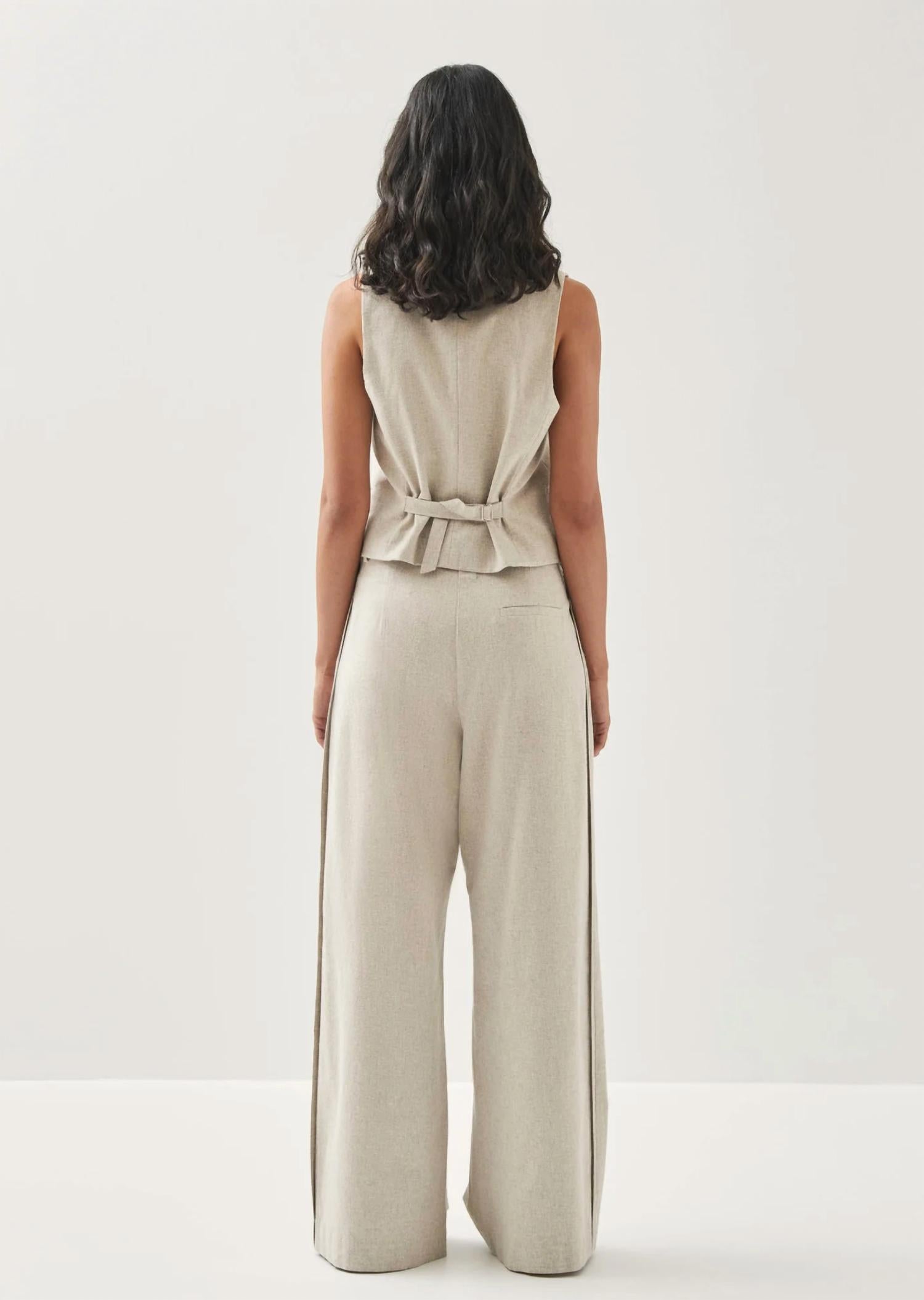 ALOHAS Meran Trousers in beige - women's pants - detail view