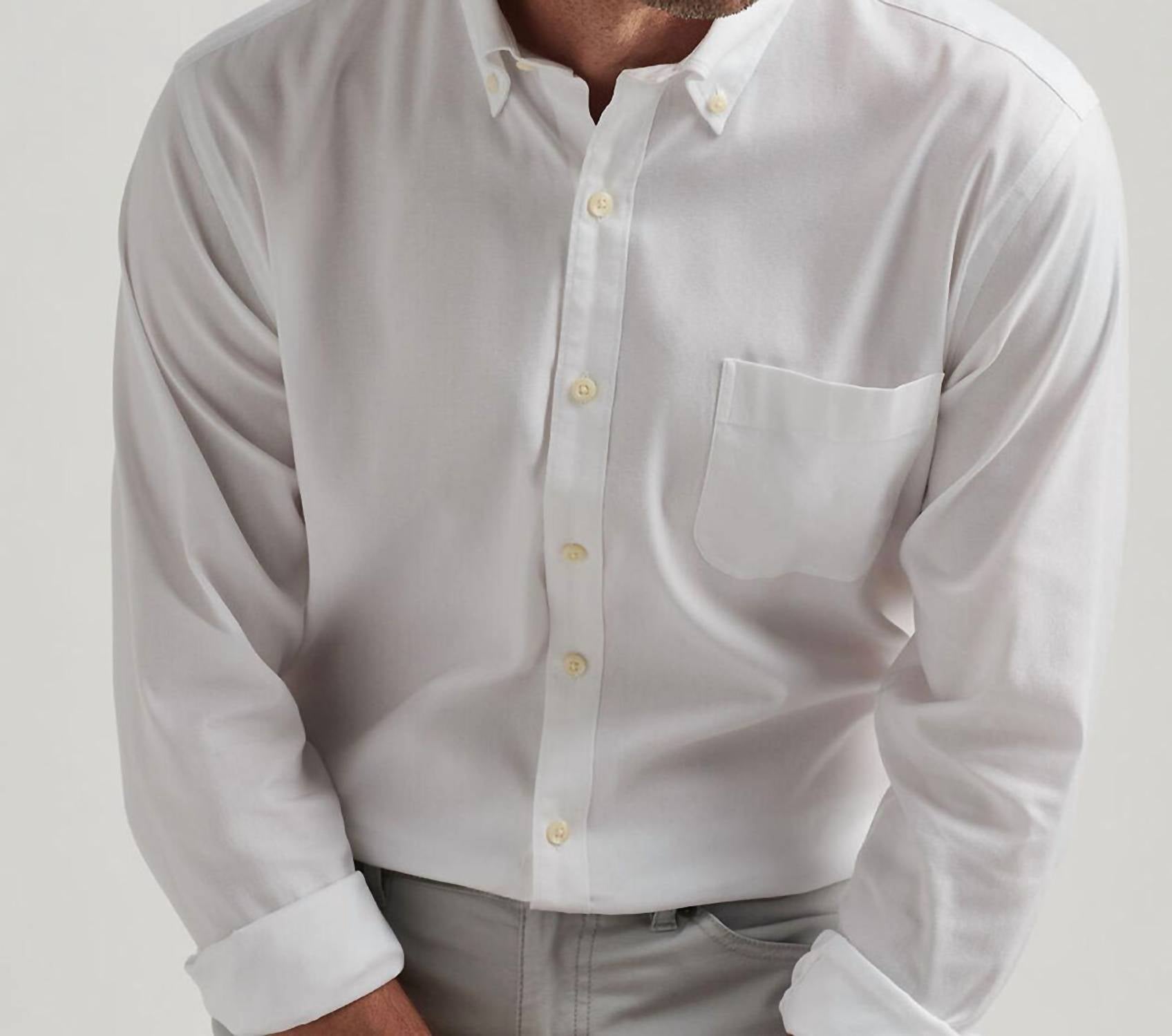 Peter Millar - Campbell Perfect Pinpoint Cotton Stretch Shirt