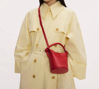 Mansur Gavriel Women's Mini Fortuna Bucket Bag in pomodoro - women's bag - view 6