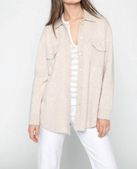 Kinross SHACKET TOP in wicker - women's shirt