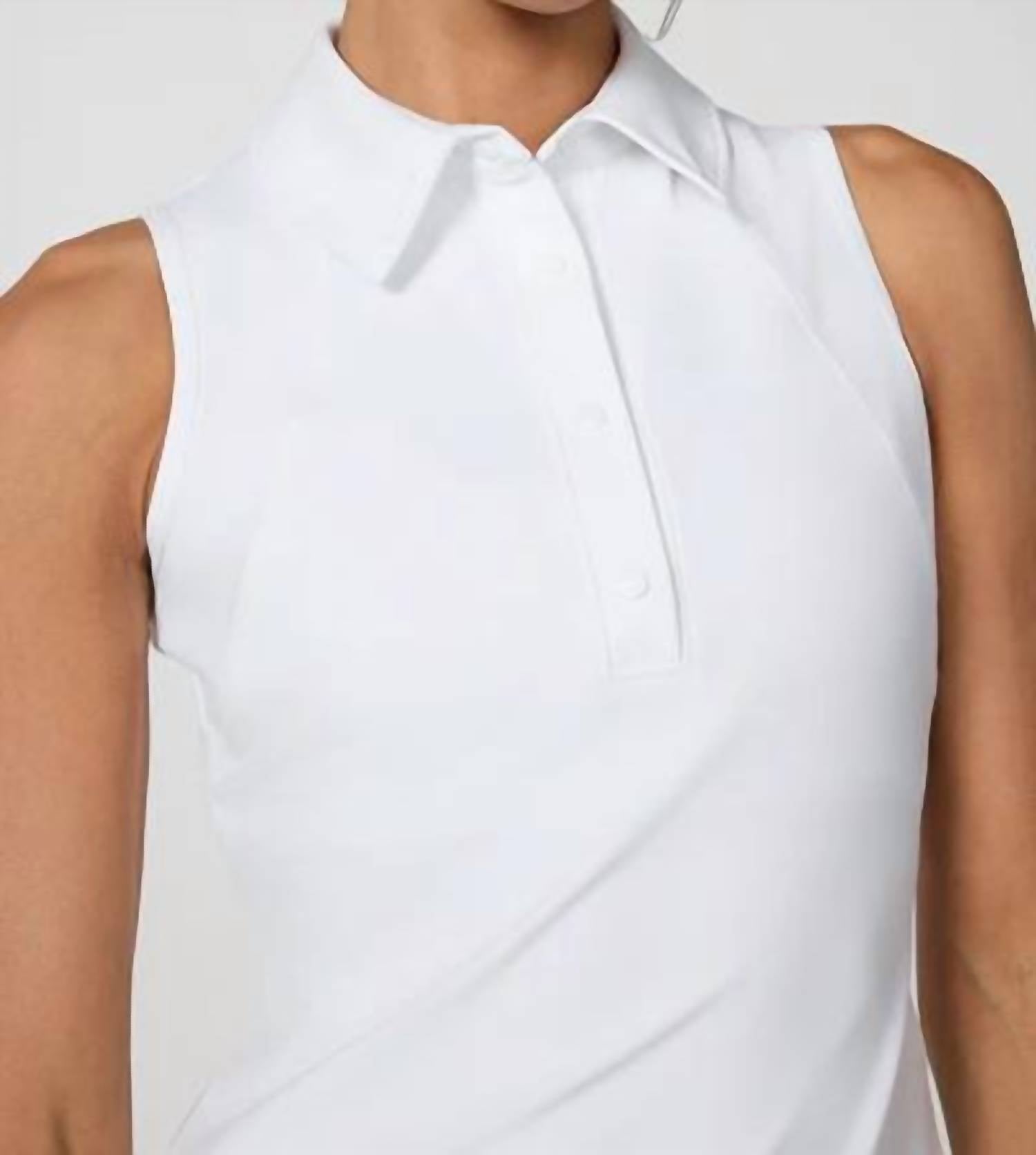 Mpg Sport - Club Sleeveless Polo Top