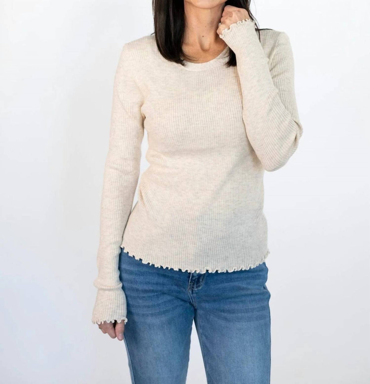 Tea N Rose - Erika Long Sleeve Sweater