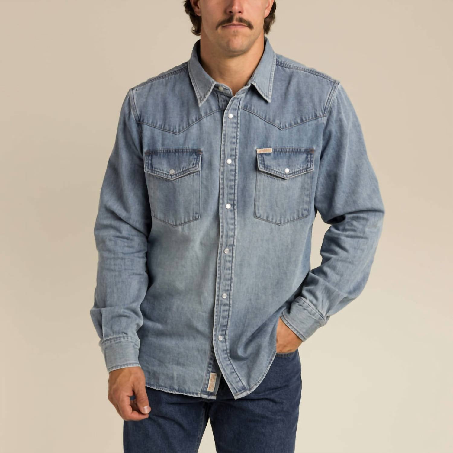 Sendero Provisions Co. - Wyatt Pearl Snap Long Sleeve Shirt