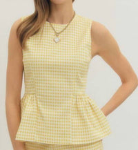 Entro - Gingham Short Set