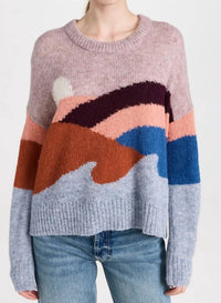 Faherty - Abstract Crew Sweater
