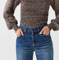Faherty - Beatrice Smock Top - brown - clothing - floral
