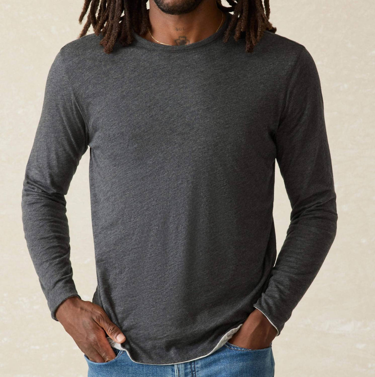 Faherty - Cloud Reversible Crew Tee