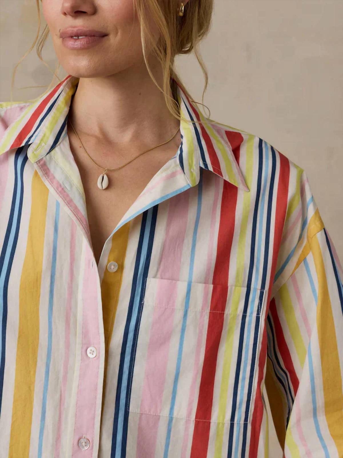Faherty - Coastal Poplin Relaxed Shirt
