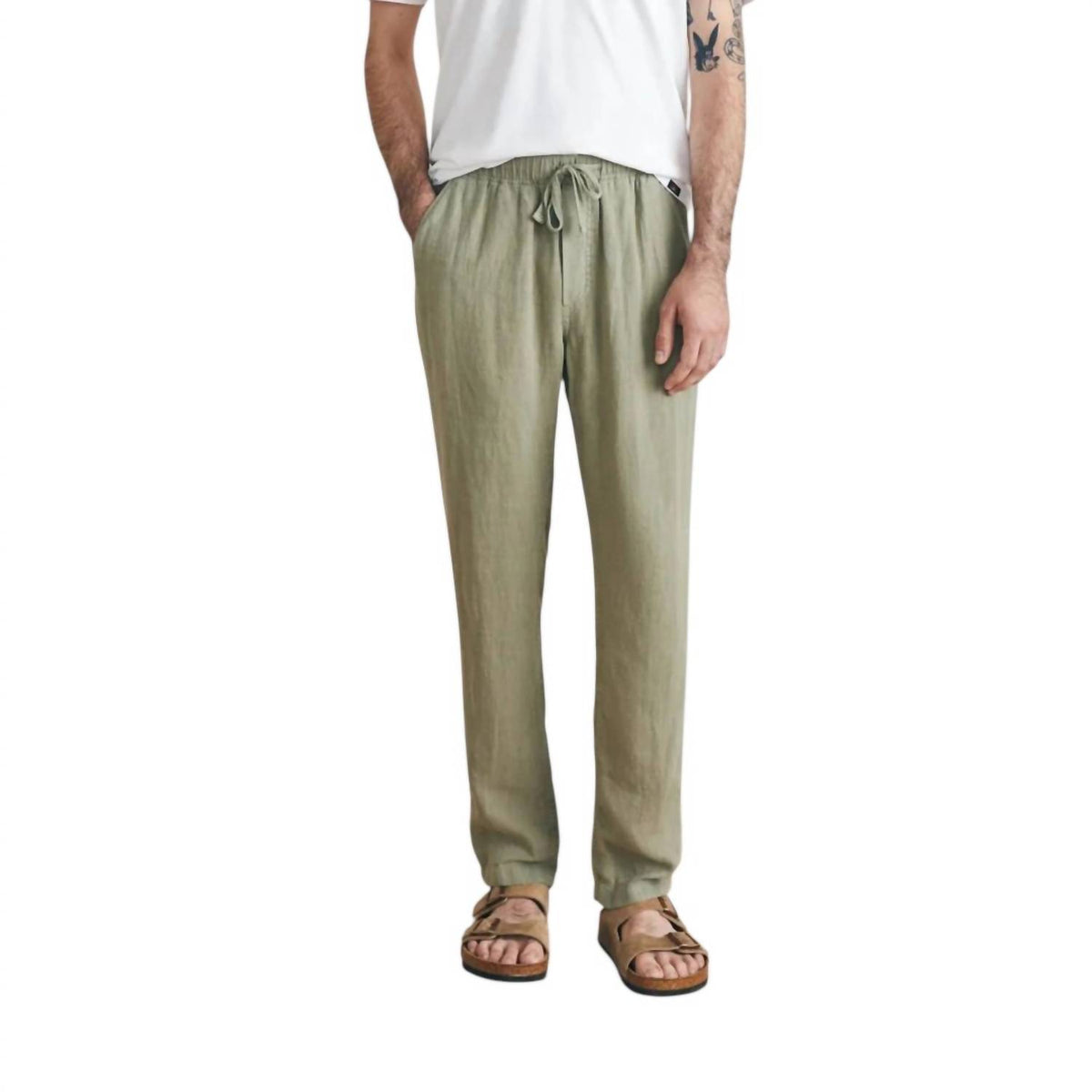Faherty - Linen Drawstring Pant