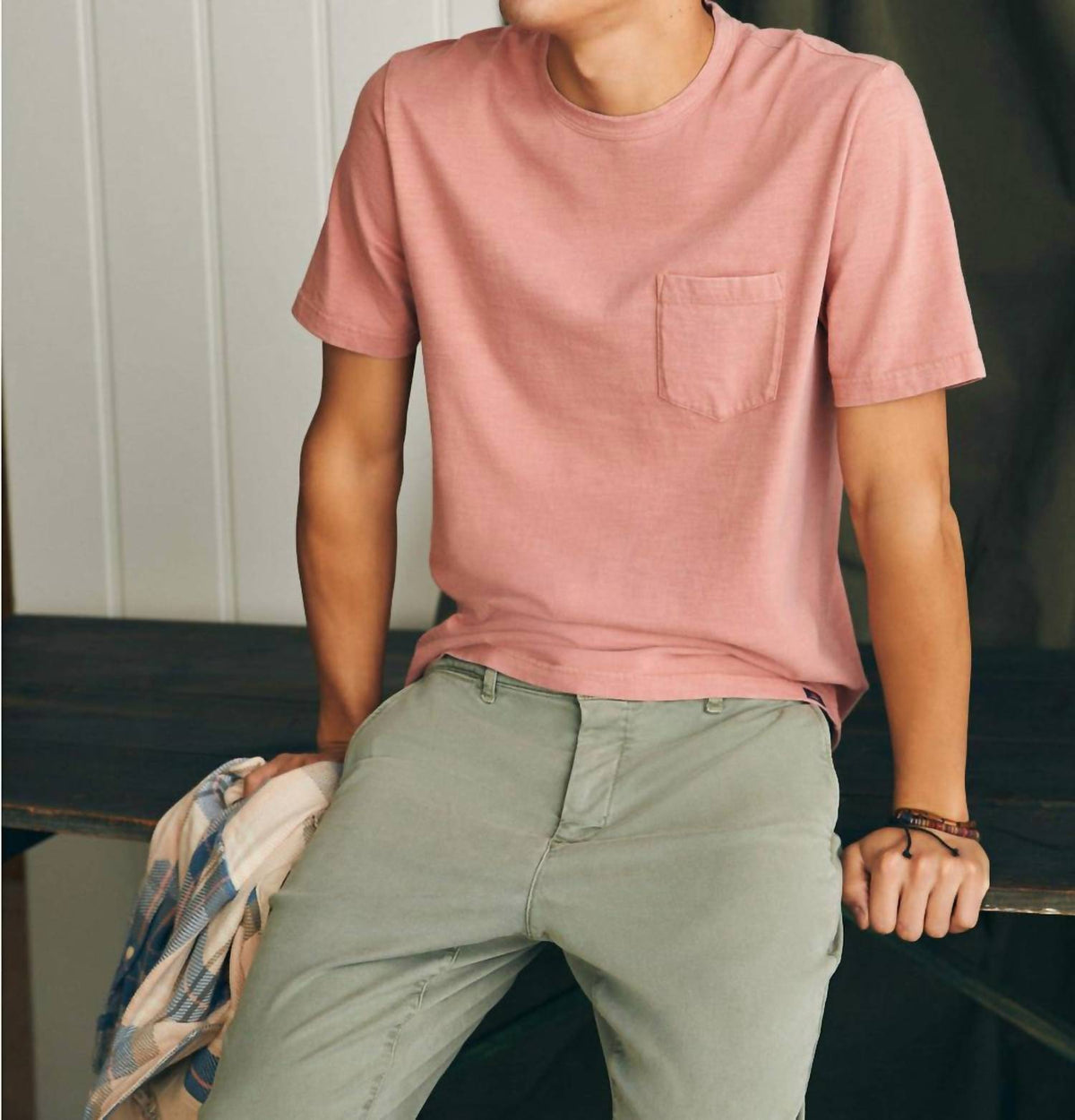 Faherty - Men's Sunwashed Pocket Tee