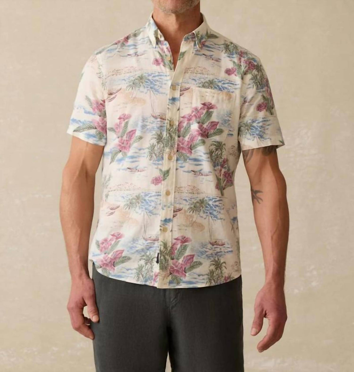 Faherty - Short Sleeve Breeze Shirt