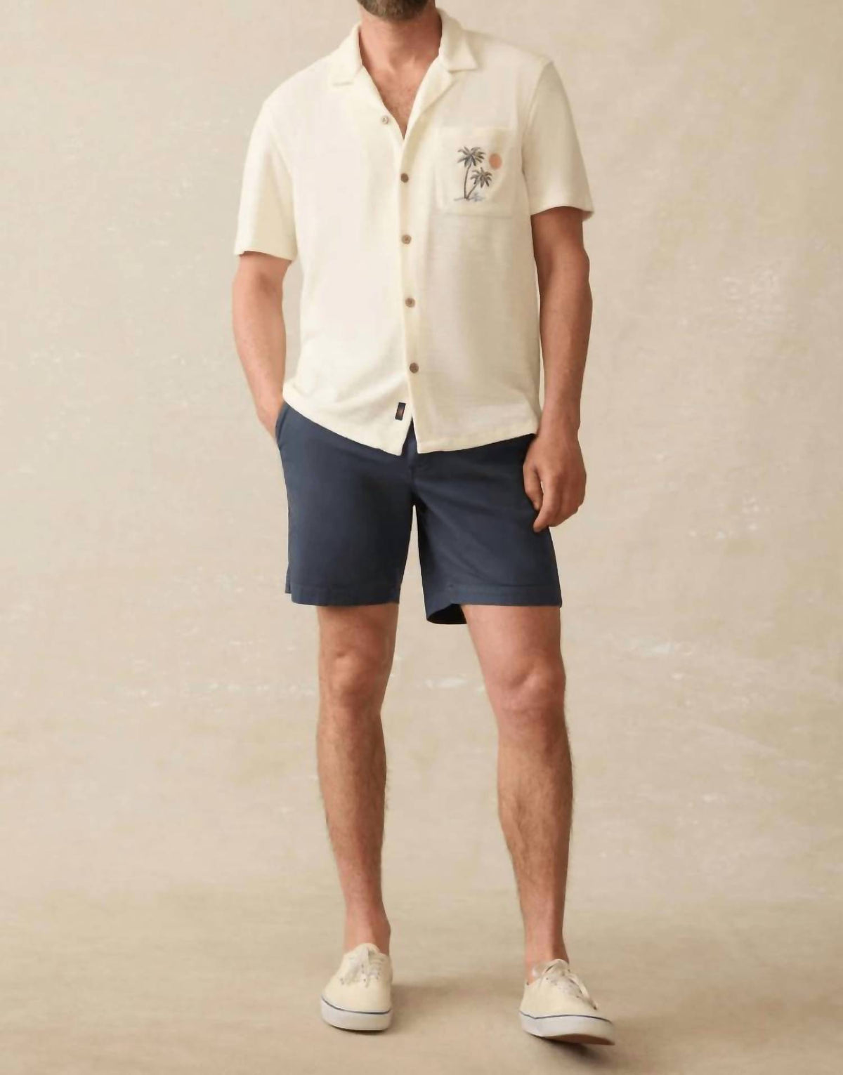 Faherty - Short-sleeve Cabana Towel Terry Shirt