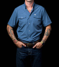Faherty - Short Sleeve Snap Shirt
