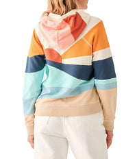 Faherty - Soleil Abstract Print Long Sleeve Pullover Hoodie - clothing - cotton - hoodies