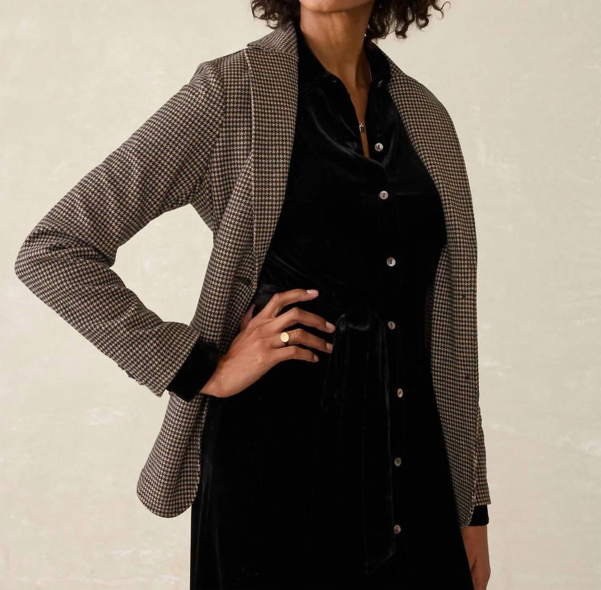 Faherty - Stretch Silk Velvet Riley Midi Dress